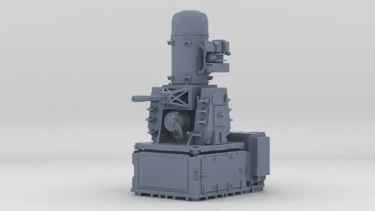 1/96 US Phalanx CIWS Resin3Dinteractive