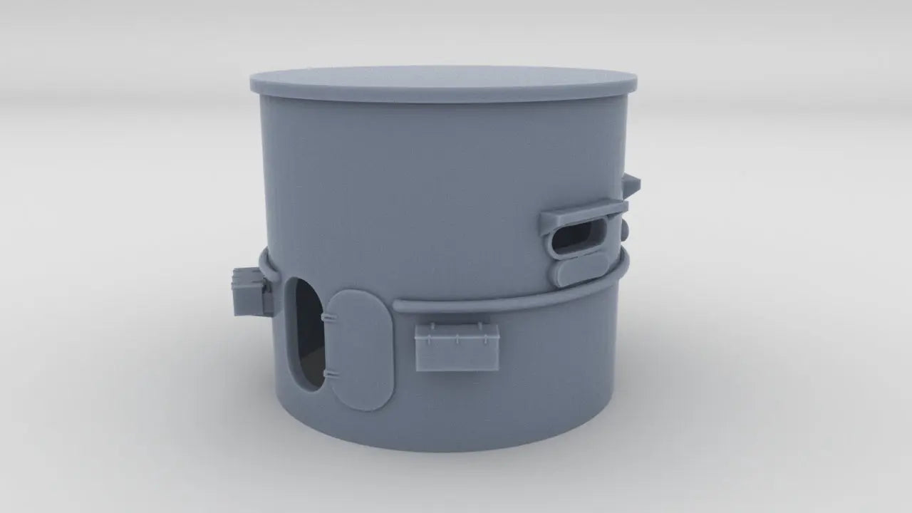 1/96 USN Base for Mk.37 (Early) Director Resin3Dinteractive