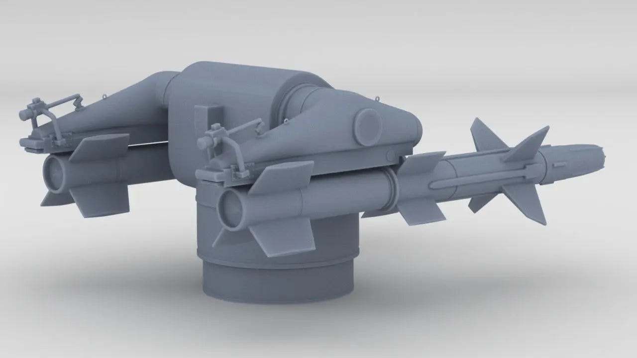 1/96 USN Mk12 Guided Missile Launching System (GMLS) Resin3Dinteractive