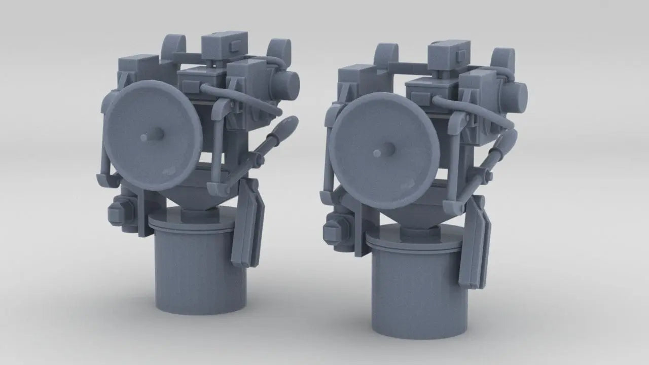 1/96 USN Mk57 Director Set (2pcs) - distefan 3d print
