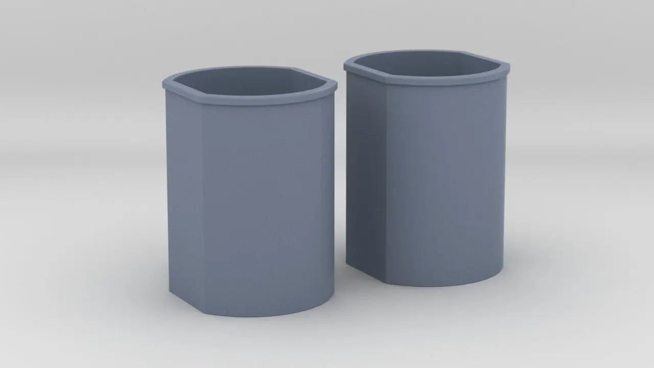 1/96 USS Baltimore (CA-68) Aft Main Deck 20mm Tub Set (2pcs) - distefan 3d print