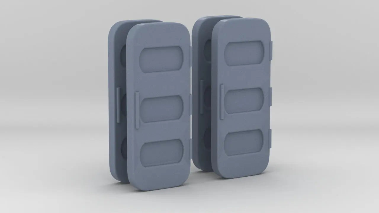 1/96 USS Baltimore (CA-68) Forward Deck 1 Doors Set (4pcs) - distefan 3d print