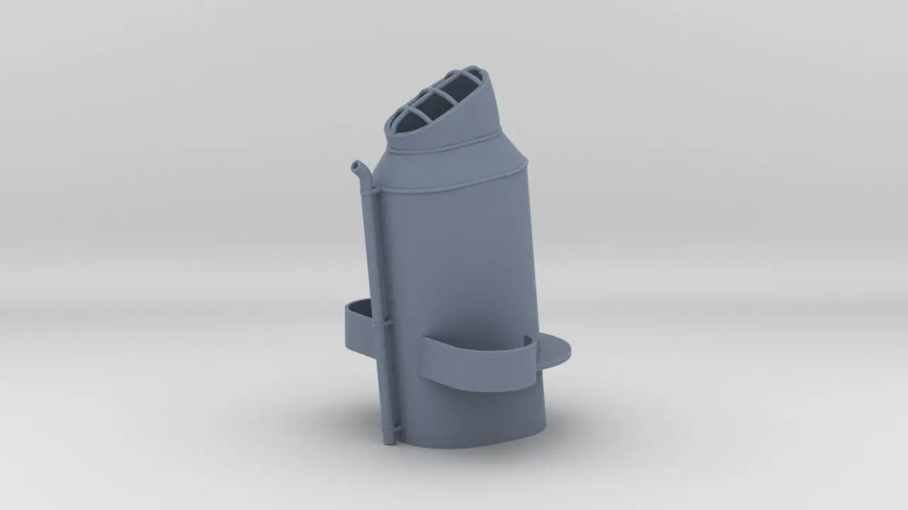 1/96 USS Baltimore (CA-68) Forward Funnel - distefan 3d print