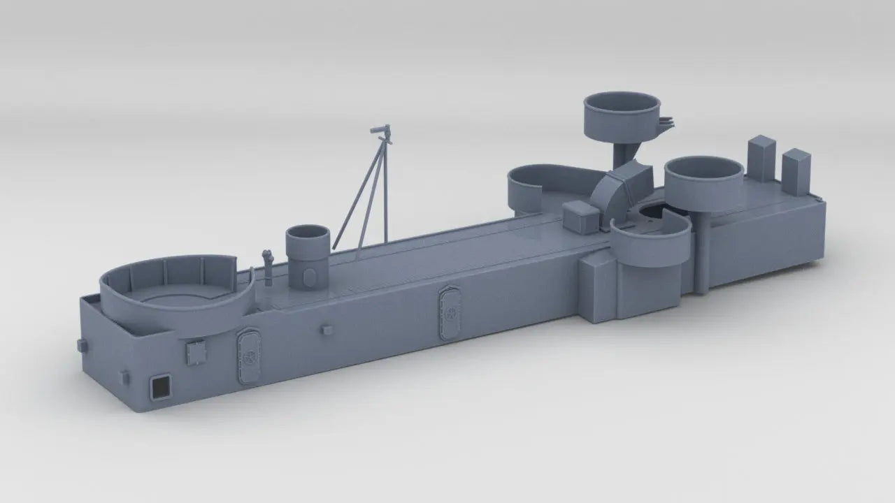 1/96 USS Cecil J. Doyle Aft Deck 1 - distefan 3d print