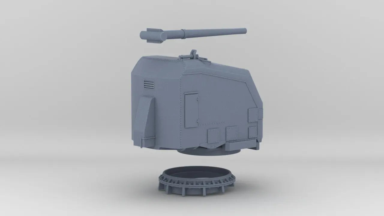 1/96 USS Cecil J. Doyle Bow 5"/38 Cal. Gun Mount - distefan 3d print
