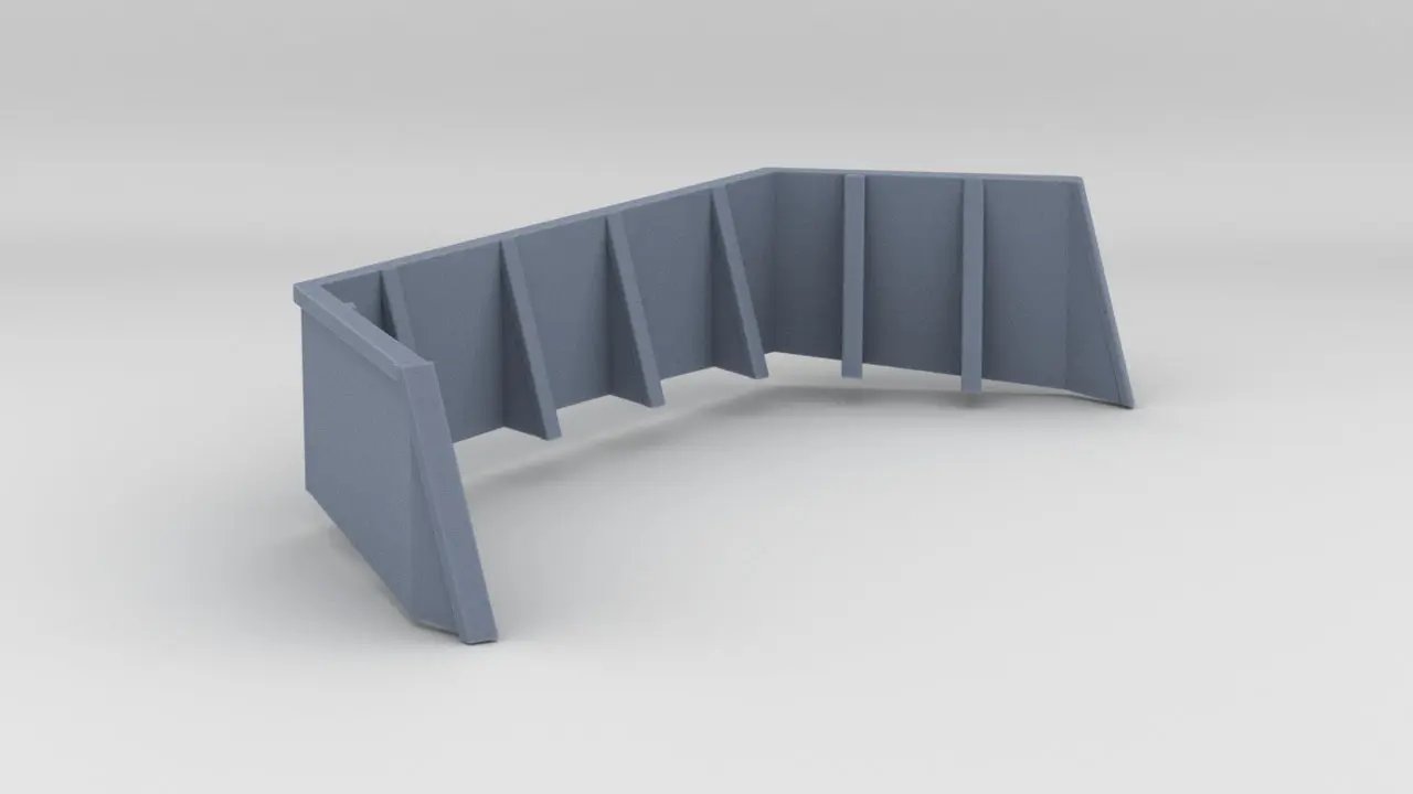 1/96 USS Cecil J. Doyle Breakwater - distefan 3d print