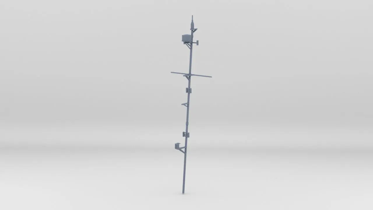 1/96 USS Cecil J. Doyle Main Mast - distefan 3d print