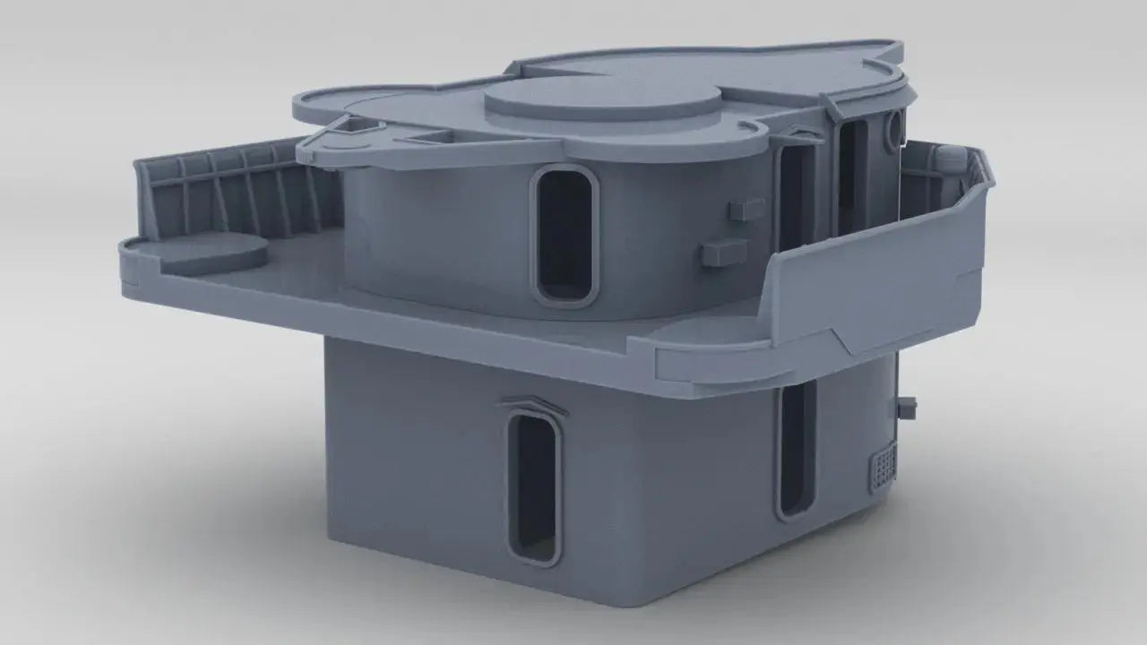 1/96 USS Fletcher Round Bridge Deck 3dspro