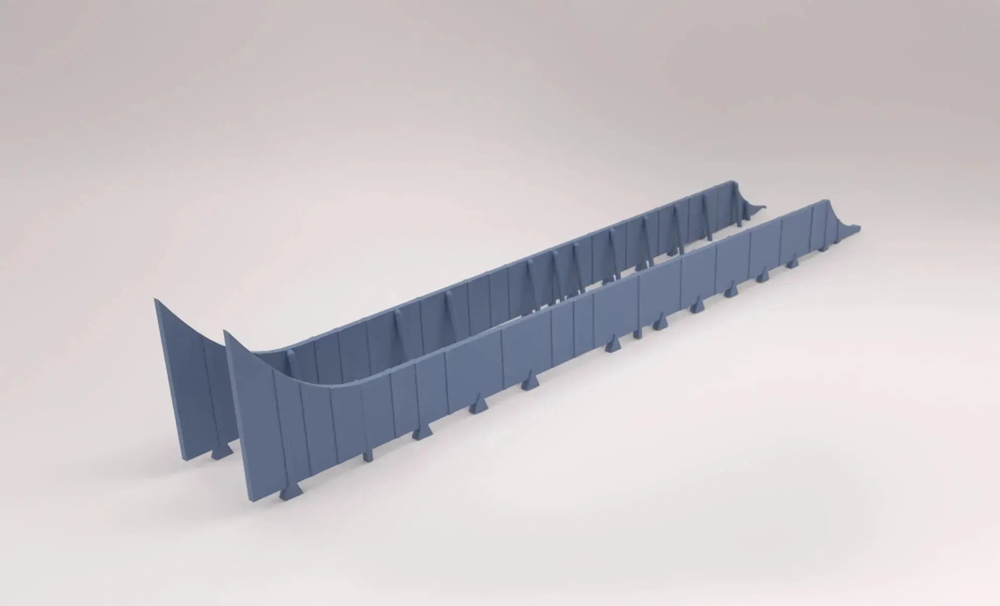 1/96 USS Fletcher Structure Bulwark Set (2pcs) - distefan 3d print