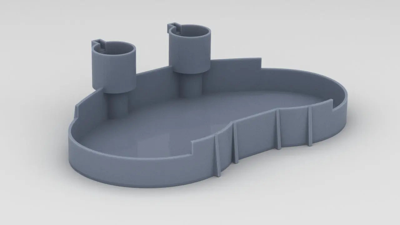 1/96 USS Indianapolis (CA-35) Aft 40mm Tub - distefan 3d print