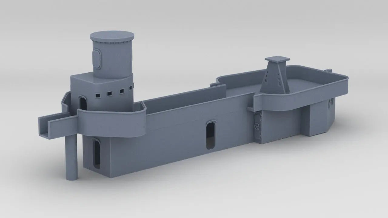 1/96 USS Indianapolis (CA-35) Aft Deck 2 - distefan 3d print