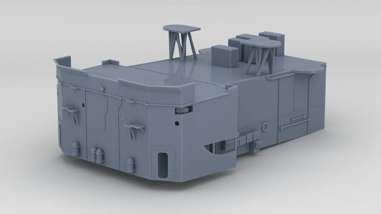 1/96 USS Oliver Hazard Perry Forward Deck - distefan 3d print