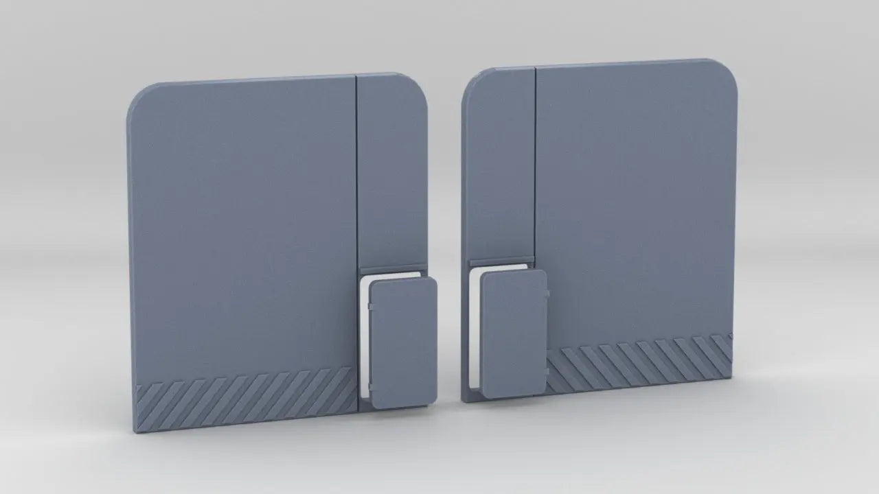 1/96 USS Oliver Hazard Perry Hangar Doors Set - distefan 3d print