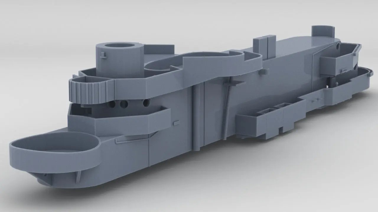 1/96 USS Shangri-La Deck 3 - distefan 3d print