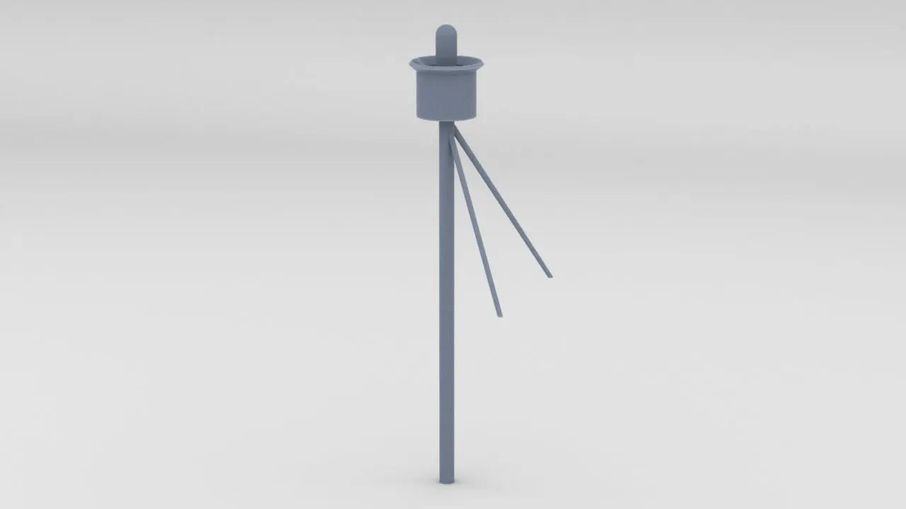 1/96 USS Shangri-La Funnel Mast - distefan 3d print