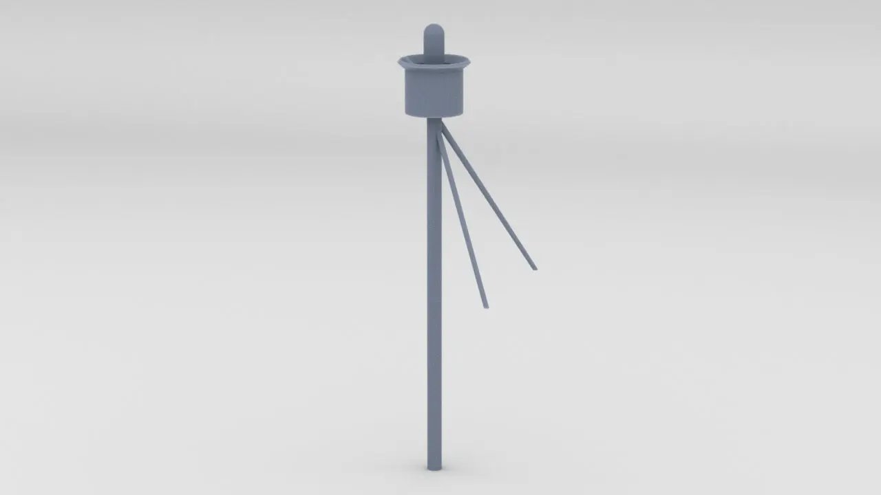 1/96 USS Shangri-La Funnel Mast - distefan 3d print