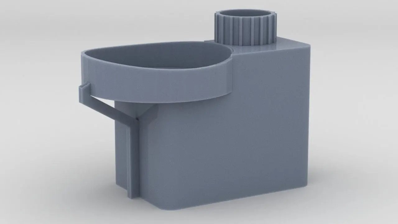 1/96 USS Shangri-La Main Deck House 40mm Tub - distefan 3d print