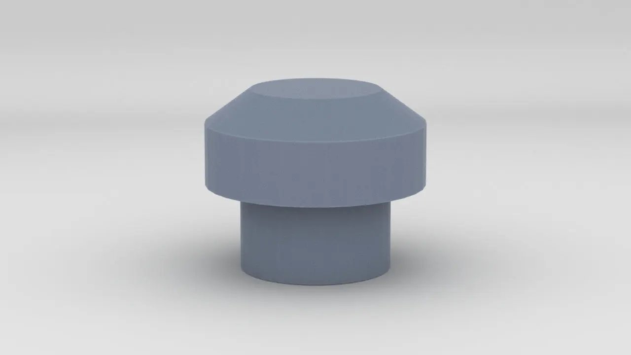 1/96 USS South Dakota (BB-57) 24-inch Mushroom Vent - distefan 3d print