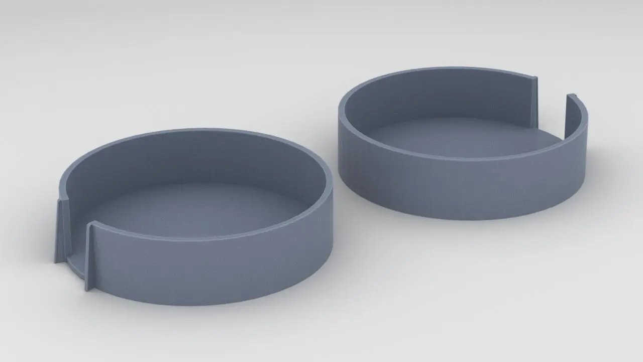 1/96 USS South Dakota (BB-57) Aft Main Deck 40mm Tub Set - distefan 3d print