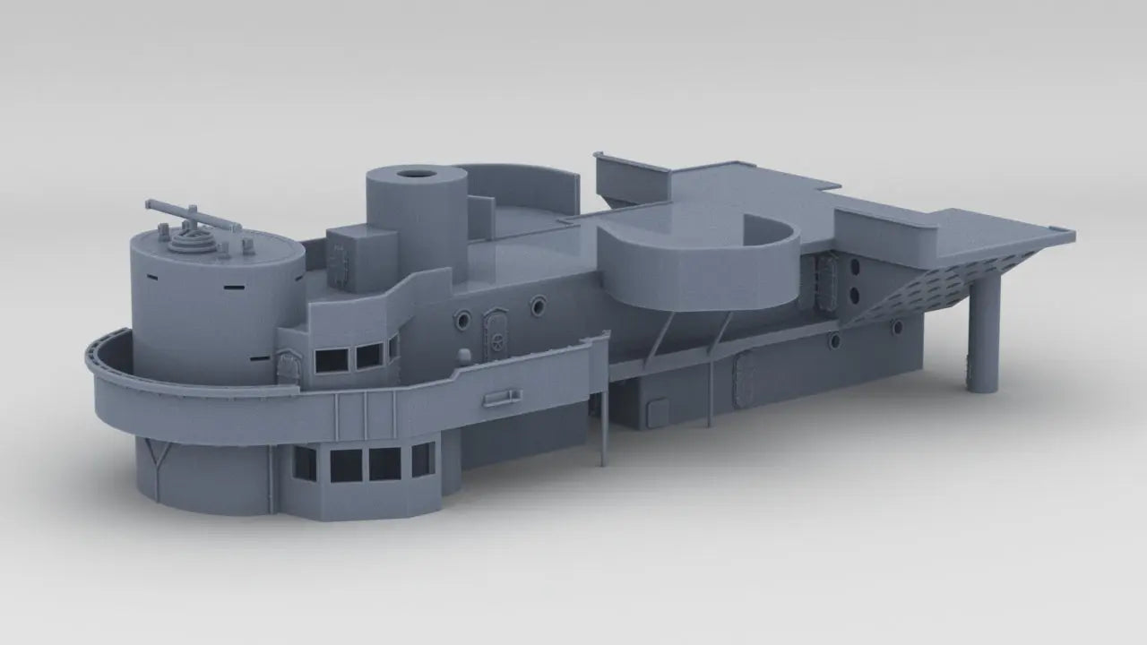 1/96 USS South Dakota (BB-57) Forward Deck 4-5 - distefan 3d print