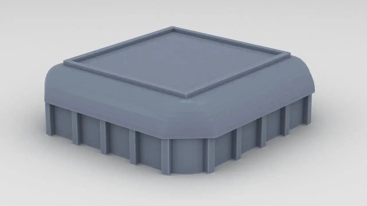 1/96 USS South Dakota (BB-57) Stern Vent - distefan 3d print