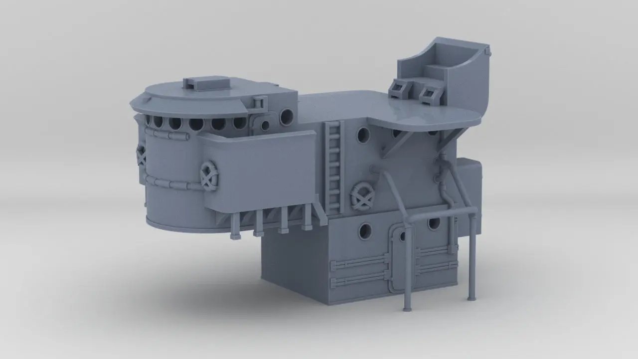 1/96 USS Sub Chaser Command Bridge - distefan 3d print