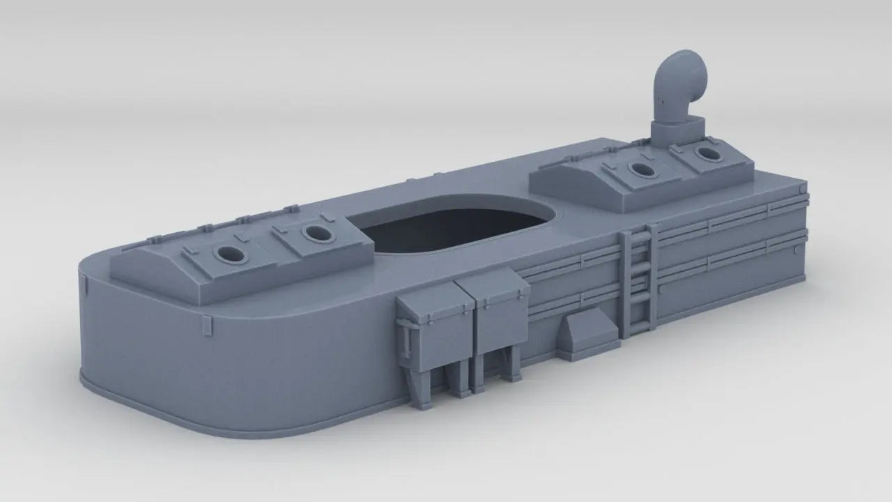 1/96 USS Sub Chaser Deck 1 Below Funnel - distefan 3d print