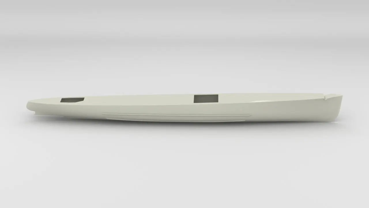 1/96 USS Ward Hull - distefan 3d print