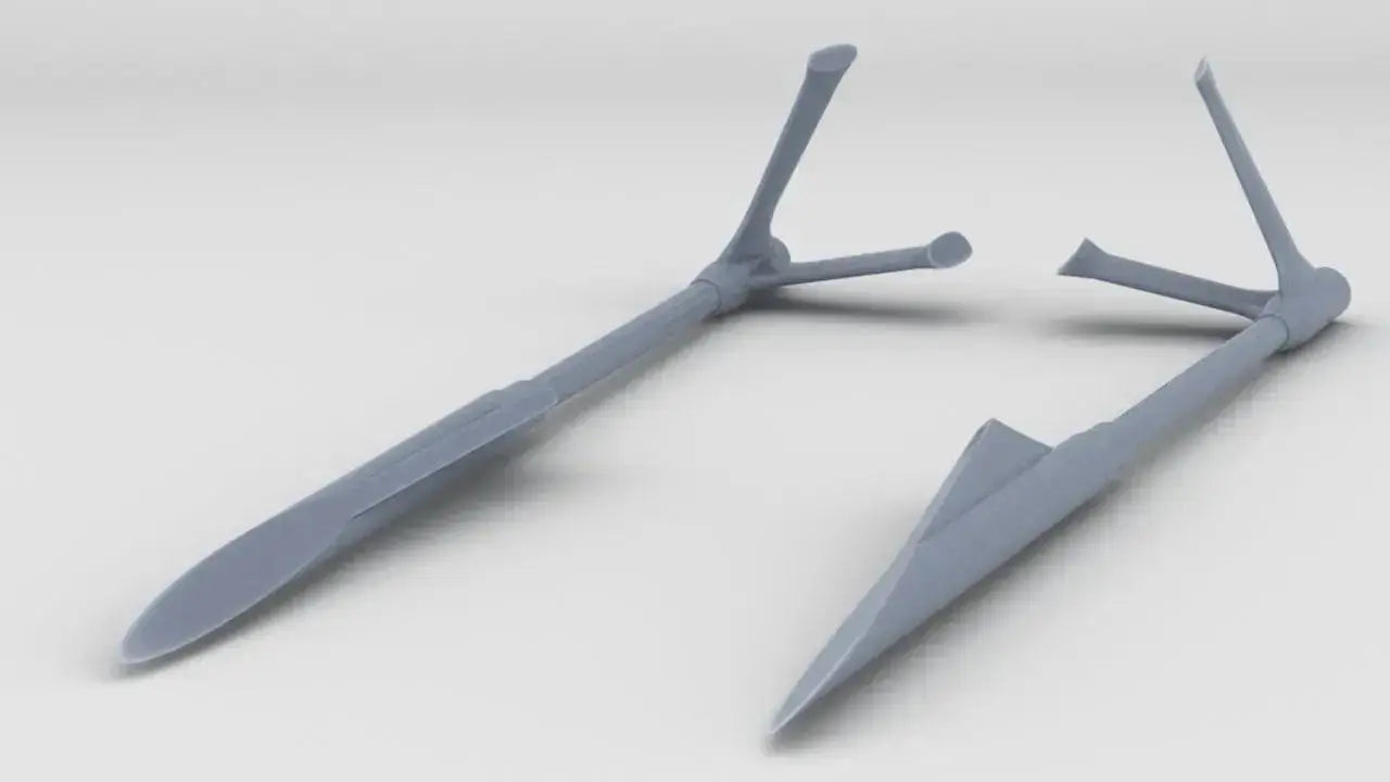 1/96 USS Ward Shaft Set - distefan 3d print