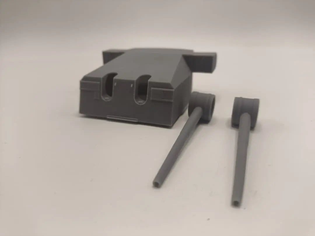 1/96 DKM 15cm/55 (5.9inch) SK C/28 Twin Turret w/ RF - distefan 3d print