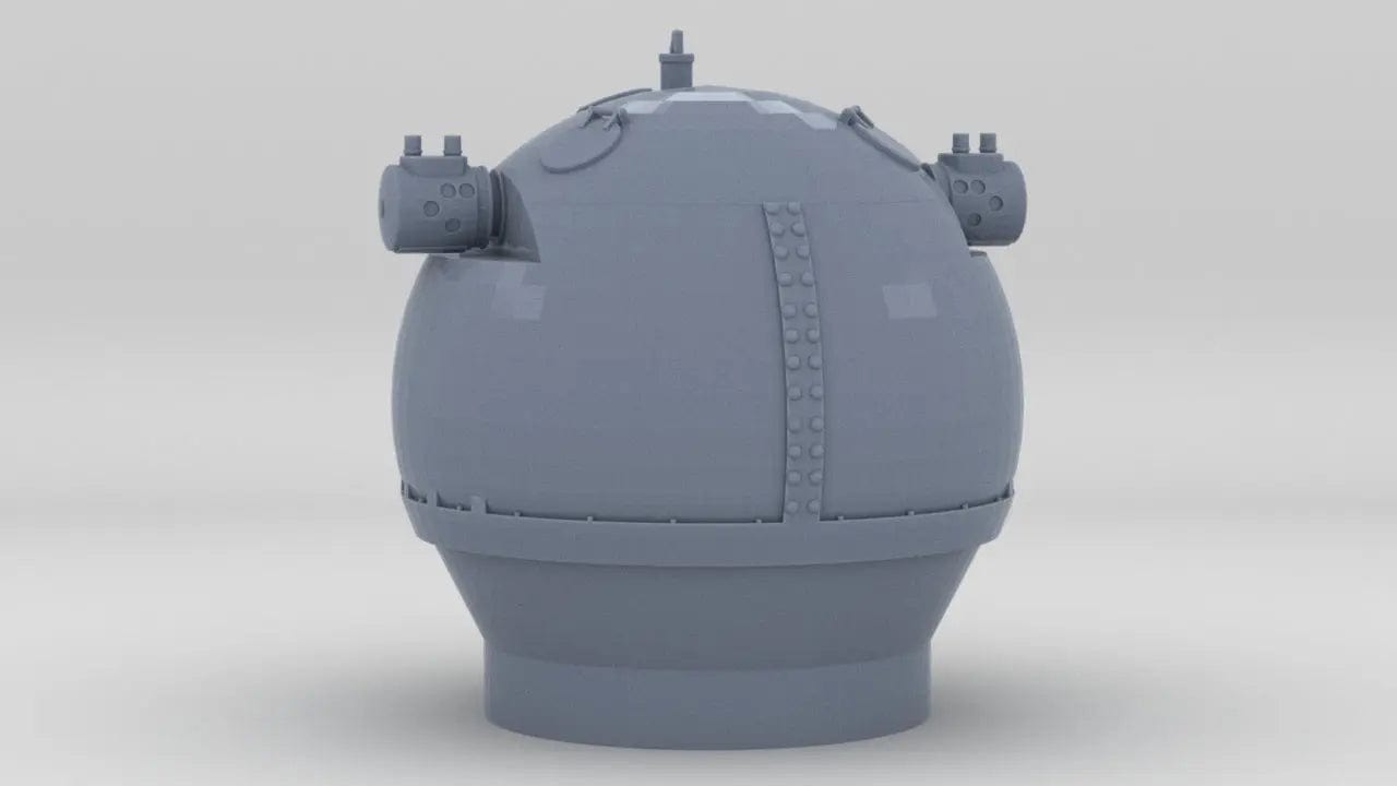 1/96 DKM 4m Type SL-8 Rangefinder - distefan 3d print