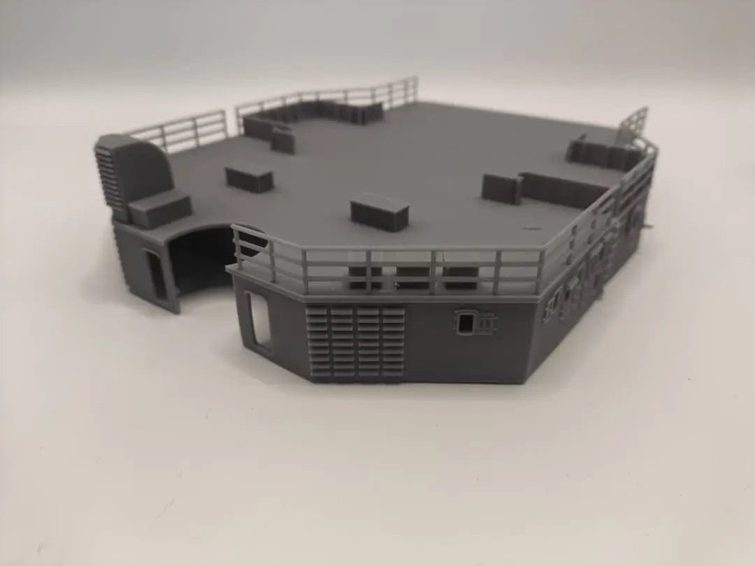 1/96 DKM Bismarck Aft Deck 2 - distefan 3d print