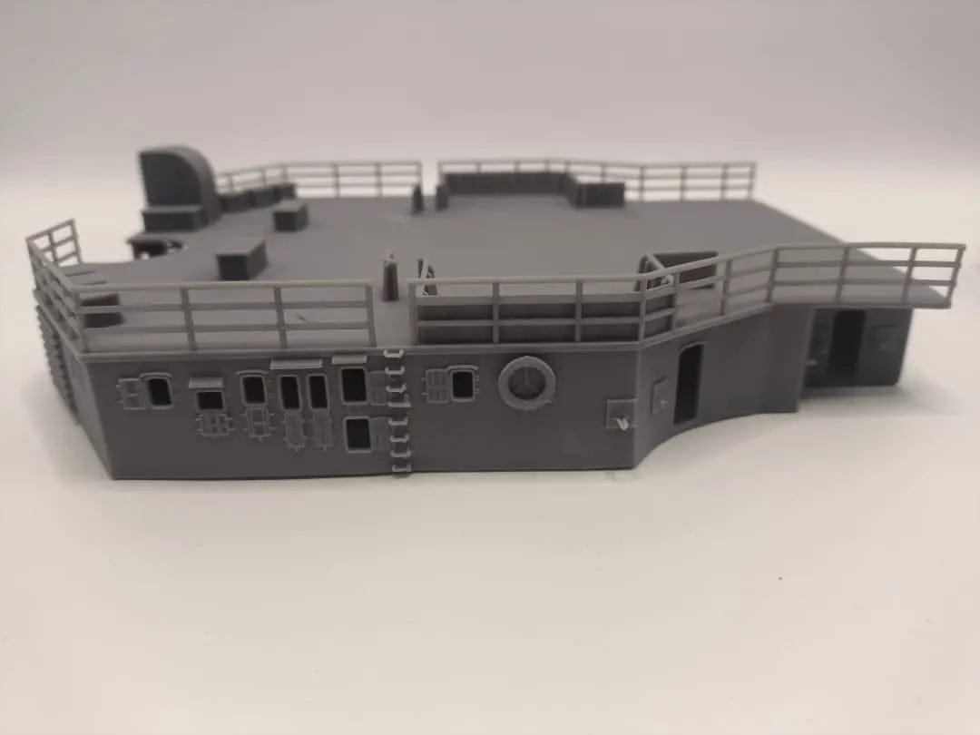 1/96 DKM Bismarck Aft Deck 2 - distefan 3d print