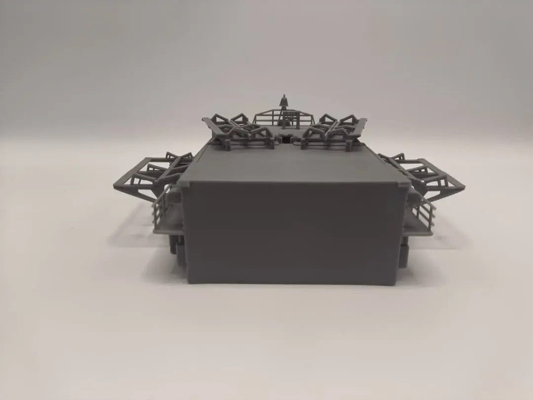 1/96 DKM Bismarck Aft Double Hangar - distefan 3d print