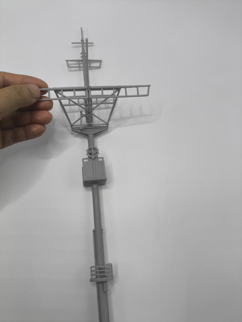 1/96 DKM Bismarck Aft Mast - distefan 3d print