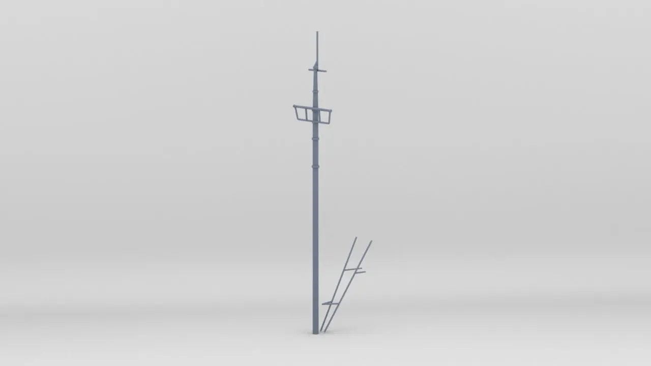 1/96 DKM Bismarck Forward Mast - distefan 3d print