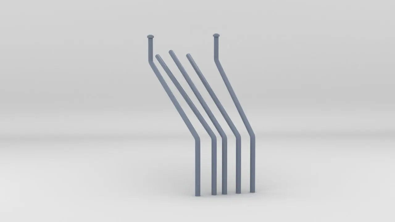 1/96 HMS Dido Forward Deck 1 Pipes Set (5pcs) - distefan 3d print