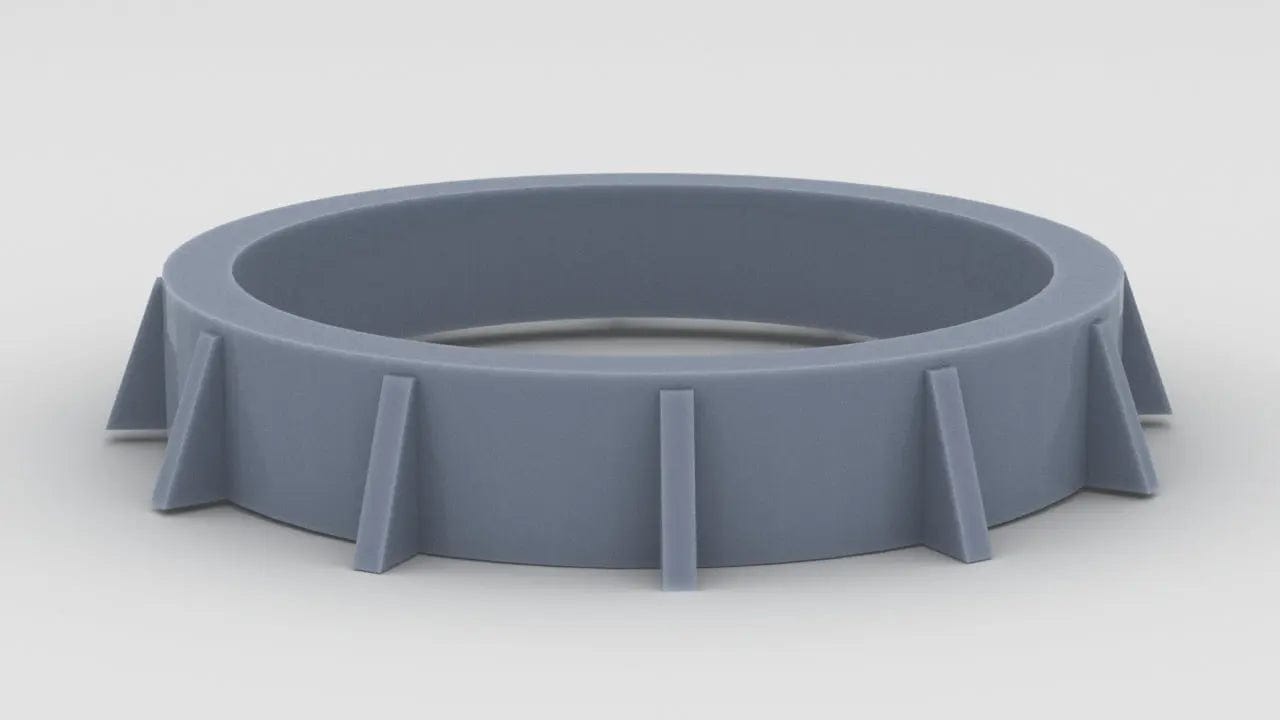 1/96 HMS Exeter 1942 Barbette for Turret 1 - distefan 3d print