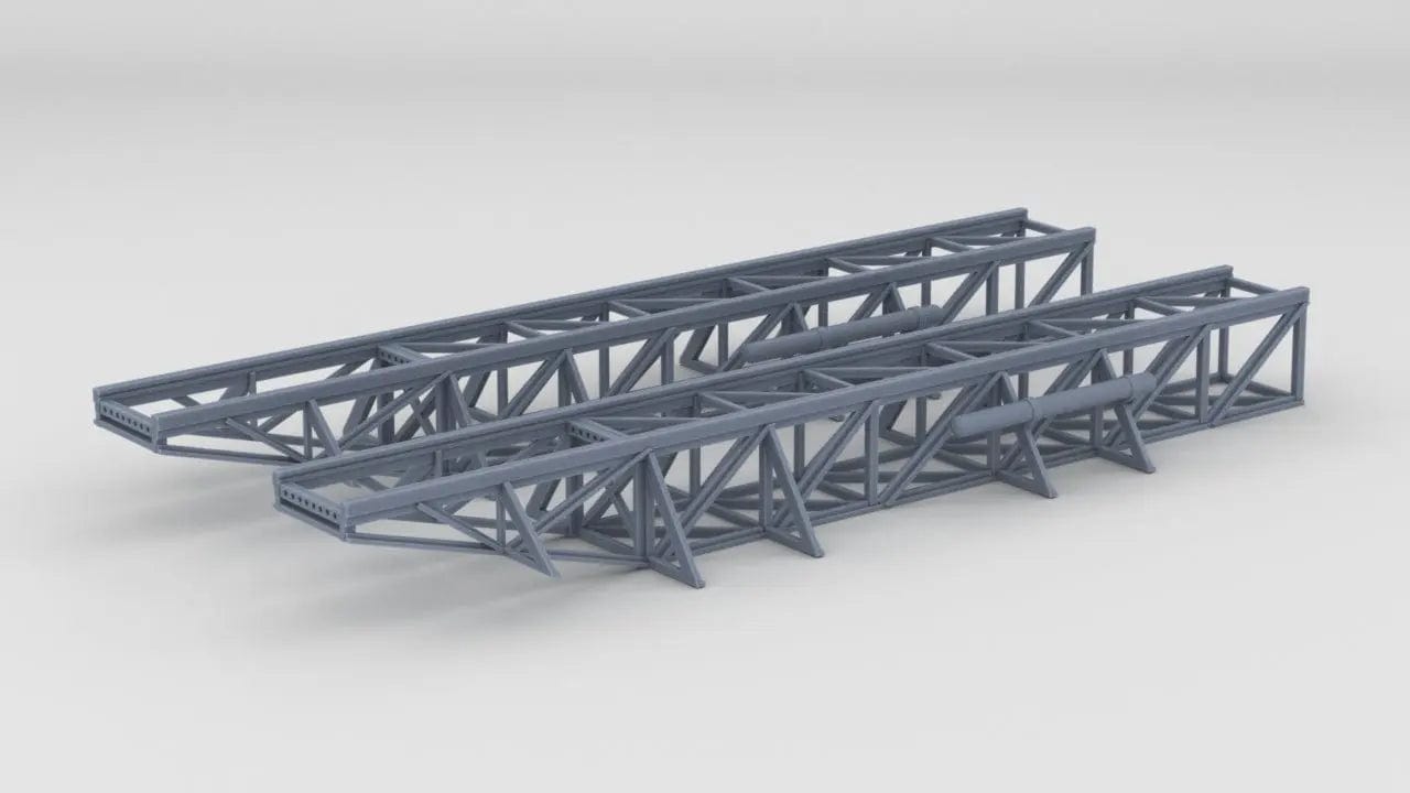 1/96 HMS Exeter Catapult Set (2pcs) - distefan 3d print