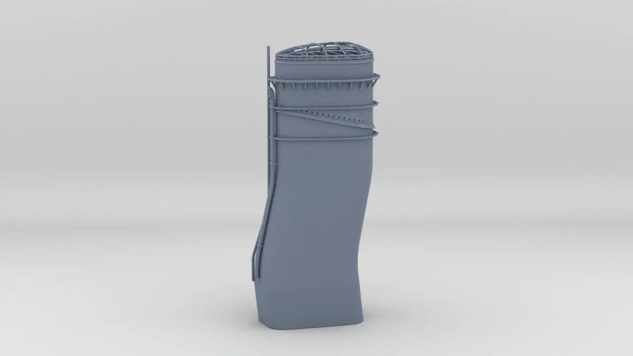 1/96 IJN Maya Aft Funnel - distefan 3d print