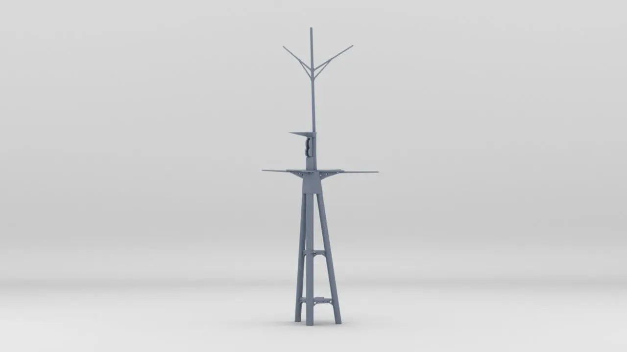 1/96 IJN Maya Aft Mast - distefan 3d print