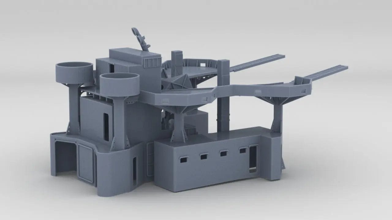 1/96 IJN Maya Amidships Structure Part 2 - distefan 3d print