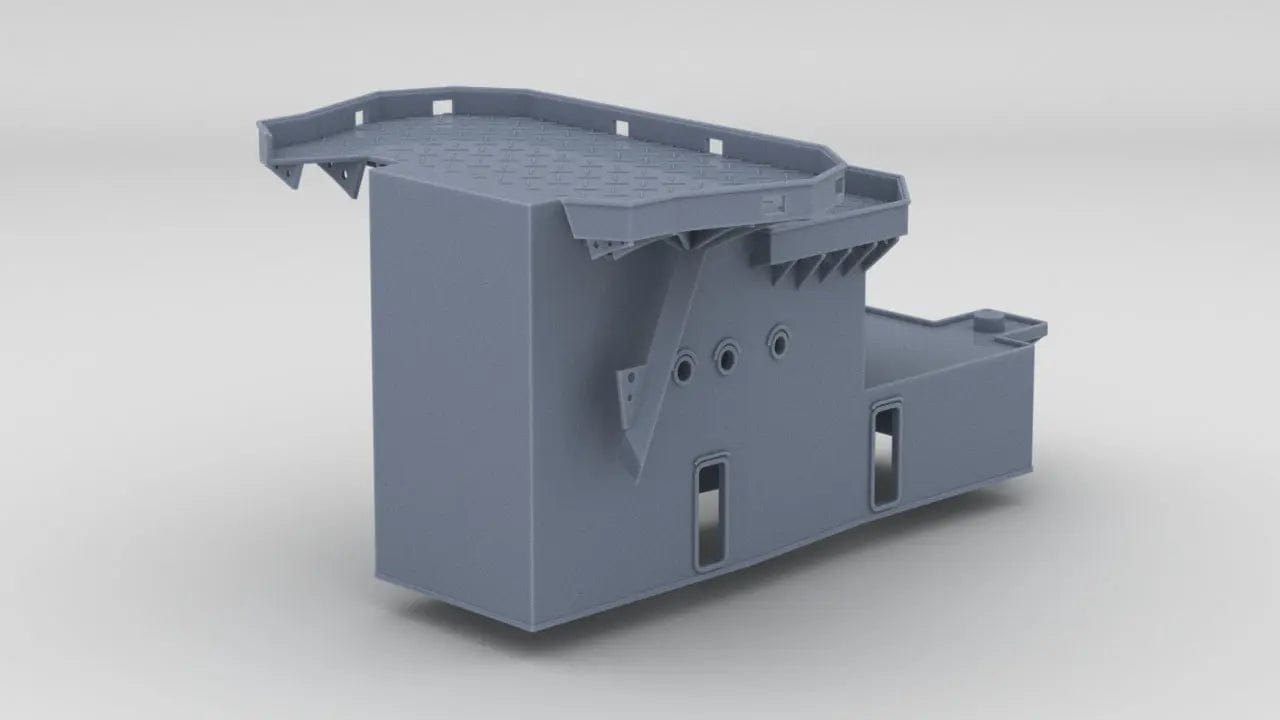 1/96 IJN Maya Forward Command Bridge Part 1 - distefan 3d print