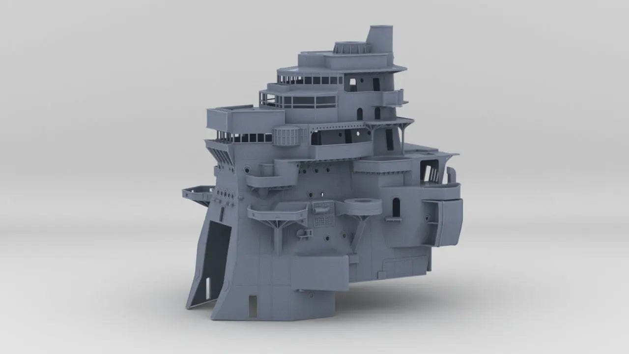 1/96 IJN Maya Forward Command Bridge Part 2 - distefan 3d print