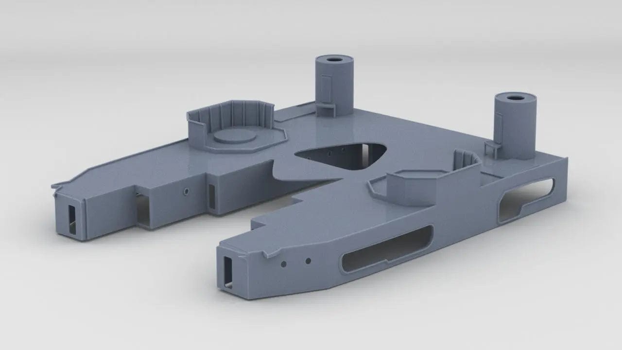 1/96 IJN Maya Forward Main Deck Level 1 - distefan 3d print