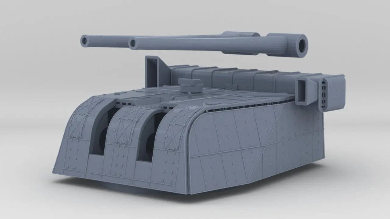 1/96 IJN Maya Forward Turret 3 Set - distefan 3d print