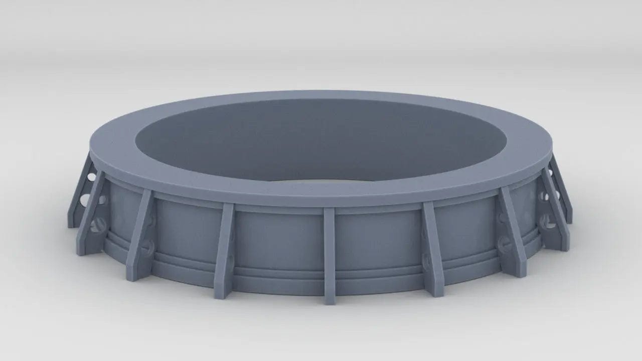 1/96 IJN Maya Forward Turret 4 Barbette - distefan 3d print