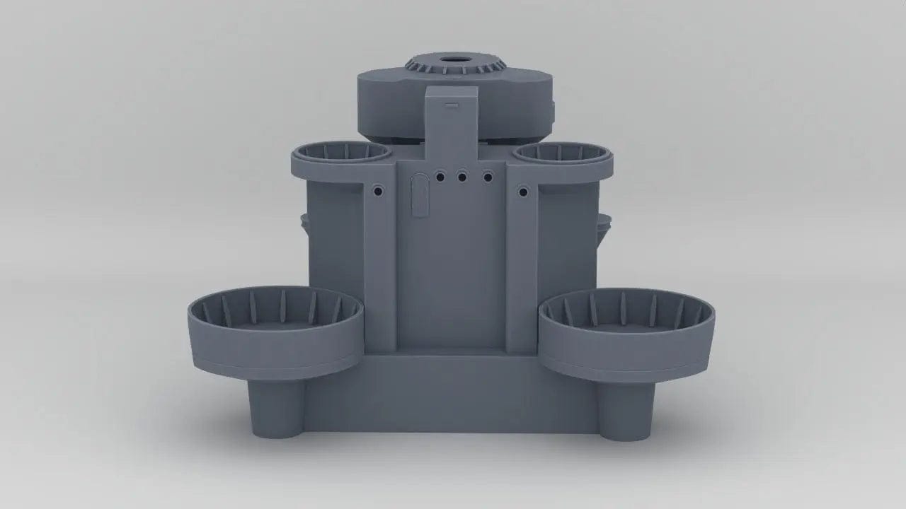 1/96 IJN Yamato Aft Tower Superstructure - distefan 3d print