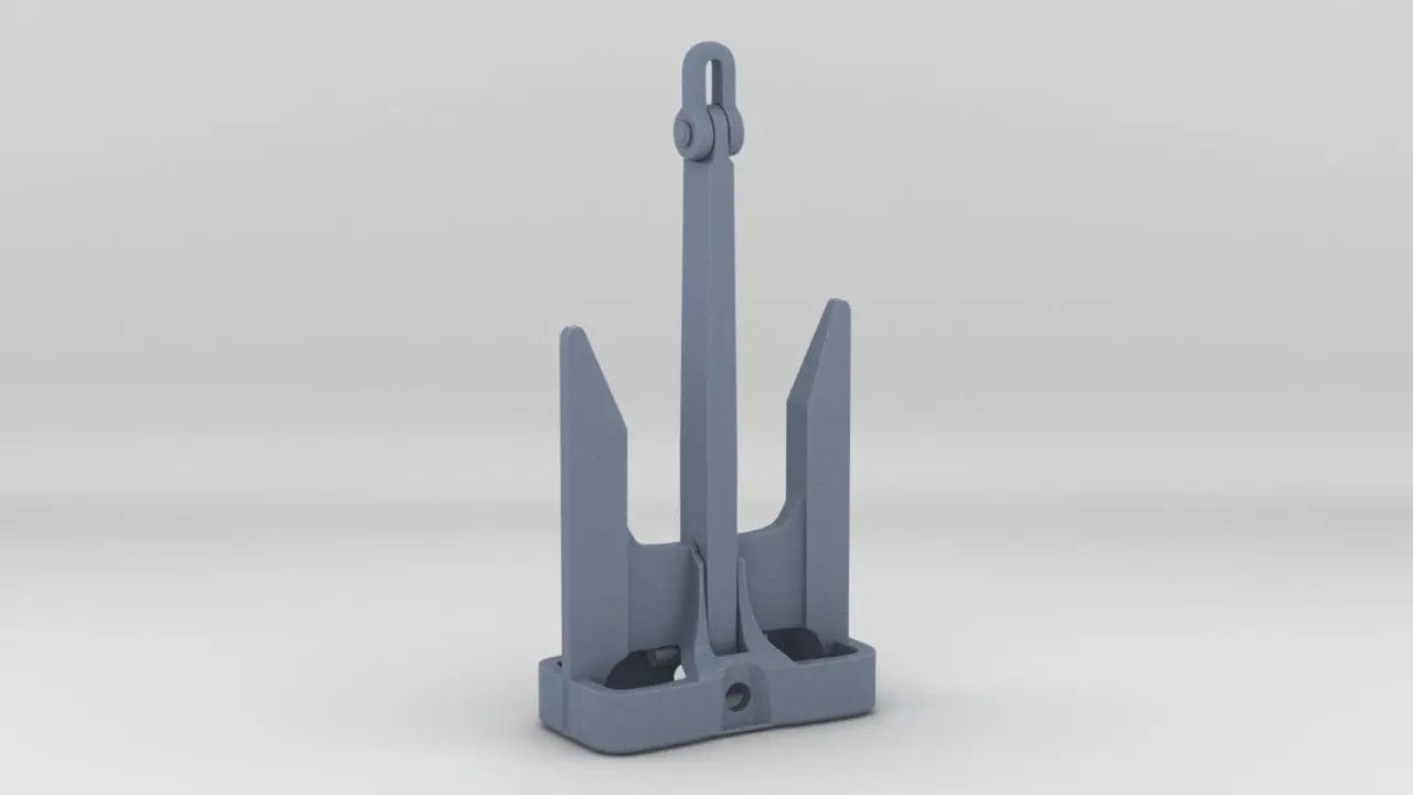 1/96 US Eells Salvage Anchor - distefan 3d print