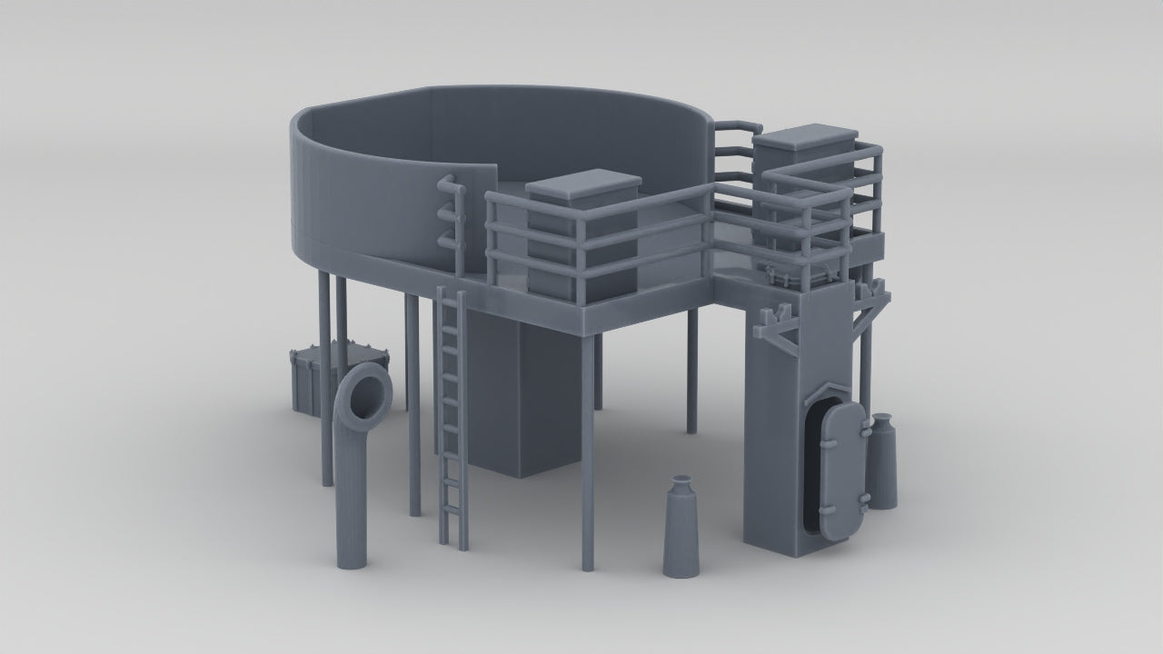 1/96 US Liberty-class Bow Gun Platform - distefan 3d print